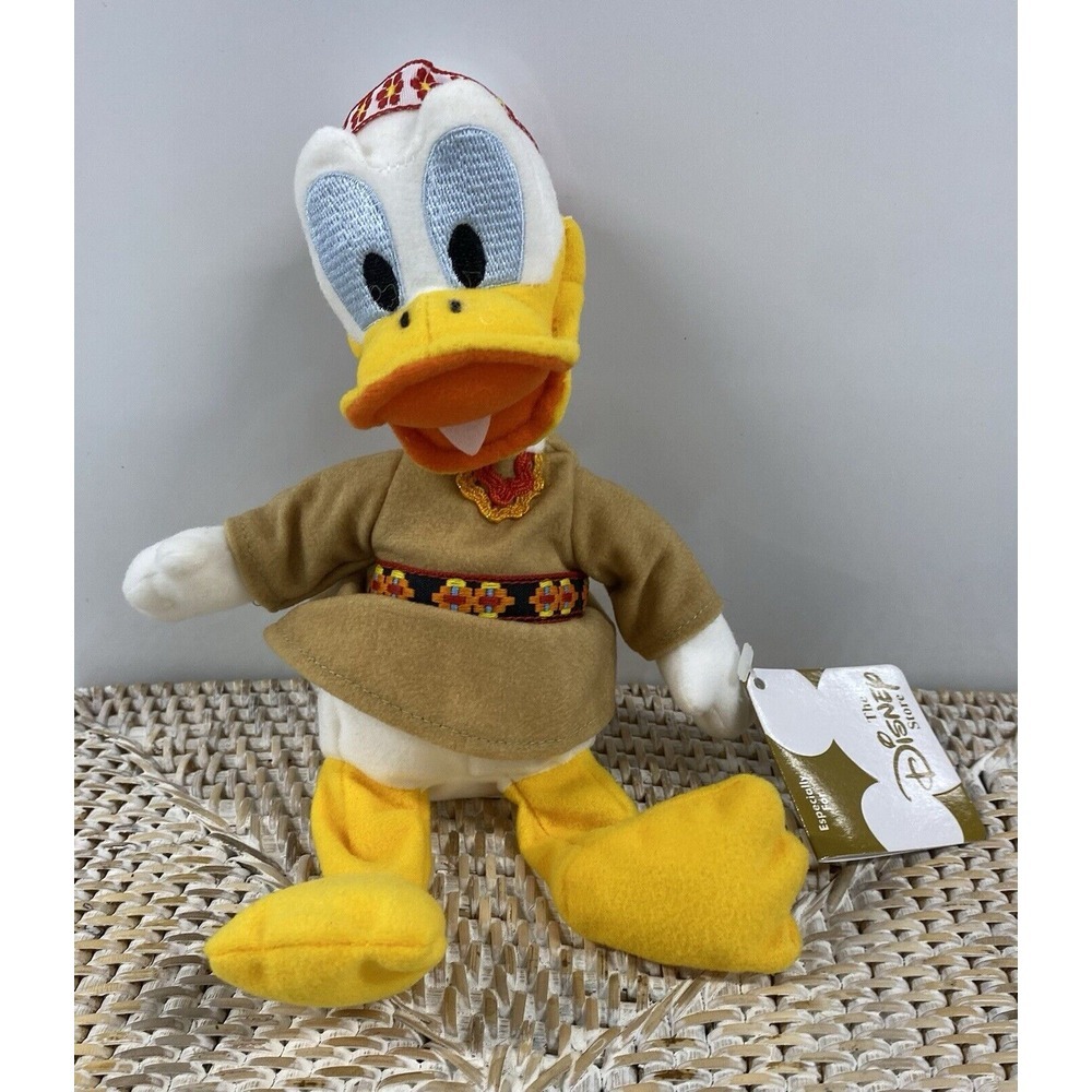 Disney Donald Indian Native American Plush Beanie Donald‎ Duck Disney Store